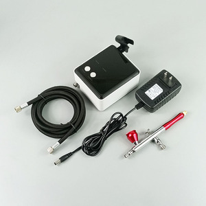 <b>Nail</b> Art Airbrush <b>Kit</b> With Mini Electric Air Pump Gravity Feed Adjustable Speed Portable For <b>Nail</b> Polish <b>Gel</b> Application - Product Image 3