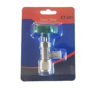 Réfrigération basse pression R134a ouverture en laiton gaz peut robinet soupape soupape de sécurité - Product Image 5