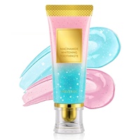 Dentifrice à la menthe blanchissant à la niacinamide et aux probiotiques, marque privée, pour soins bucco-dentaires, anti-caries, nettoyage en profondeur, OEM/ODM