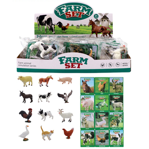Modelos de animales de granja altamente realistas, juego de figuritas educativas, juguete para decoración de niños, regalo creativo de aprendizaje interactivo de animales - Product Image 5