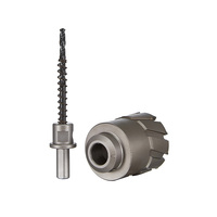 Foret de pistolet en carbure de tungstène robuste trou cylindrique plastique HSS acier plaque épaisse scie cloche forage taille métrique