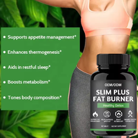 OEM Slim Plus Coupe-faim, Pilule Minceur Ventre Plat, Complément Alimentaire Brûleur de Graisse Abdominale Keto, Capsules Brûle-graisse pour Femmes