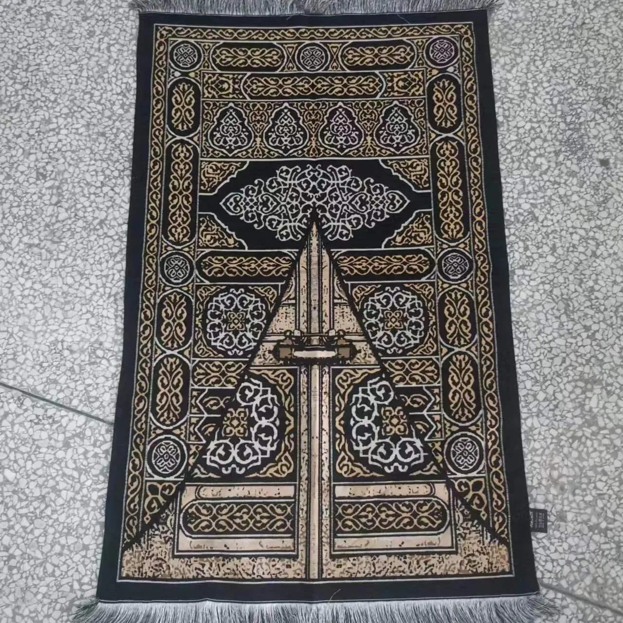 70X110Cm Opvouwbare Zachte Comfortabele Moslim Gebedsmat Met Doos Islamitische Moskee Gebedskleed