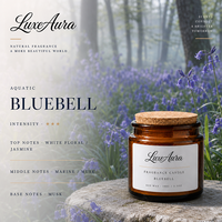 Bougie d'aromathérapie artisanale pour spa, studio de yoga, méditation, cadeau relaxant