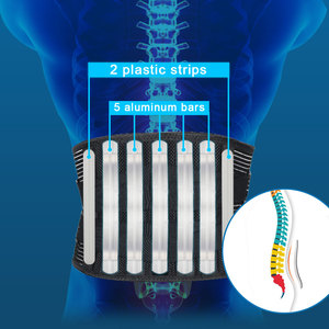 Регулируемый бандаж для спины для снятия давления в супермаркете, поддержка поясницы, фирменная Фирменная стальная пластина для поддержки поясницы - Product Image 6