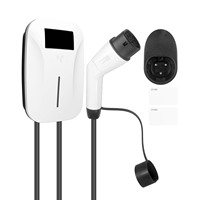 Station de recharge murale pour véhicules électriques 32A 3 phases 7KW / 11KW / 22KW Type 2, compatible Wallbox, écoénergétique pour la maison