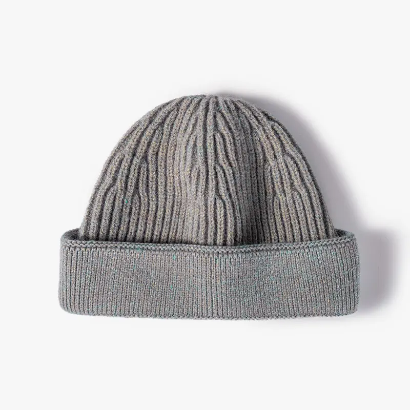 Gorrito de punto clásico para adultos, gorro de esquí acrílico para invierno, precio barato, venta al por mayor