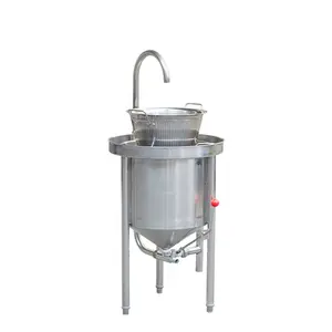 Mesin Cuci beras otomatis baja tahan karat untuk penggunaan komersial