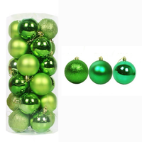 Xmas Decor Home Neujahrs party Geschenk Navidad dekorative hängende Kugeln Holiday Tree Anhänger Kunststoff Weihnachts kugel Ornamente