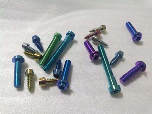 Tornillo <span class=keywords><strong>de</strong></span> Titanio OEM GR5, Perno <span class=keywords><strong>de</strong></span> Titanio con Cabeza Pequeña M5, Tornillo <span class=keywords><strong>de</strong></span> Titanio con Cabeza Cónica para Bicicleta, para Poste <span class=keywords><strong>de</strong></span> Asiento <span class=keywords><strong>de</strong></span> Bicicleta - Product Image 5