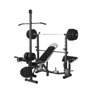 Rack à Squats Réglable à Traction Haute, <span class=keywords><strong>Banc</strong></span> <span class=keywords><strong>de</strong></span> Musculation Multifonctionnel, Équipement d'Entraînement <span class=keywords><strong>de</strong></span> Musculation, Acier Métallique CFT - Product Image 1