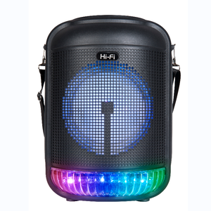 Factory Home theater speaker system Plastic cabinet sound box Classic speaker with flashing light DJ Set