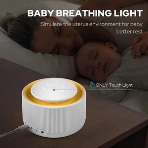 Vente flash : Appareil <span class=keywords><strong>de</strong></span> thérapie sonore apaisant avec 30 sons <span class=keywords><strong>de</strong></span> la nature, boîte à sons pour le sommeil, aide respiratoire, lumière pour la chambre, machine à bruit blanc - Product Image 3