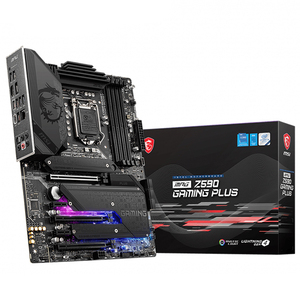 Z590 PLUS Used Gaming <b>Motherboard</b> With LGA 1200 Socket 2x PCIe X16 Slots Supports 11th and 10th Gen Core <b>CPU</b> Z590 PLUS - Product Image 1