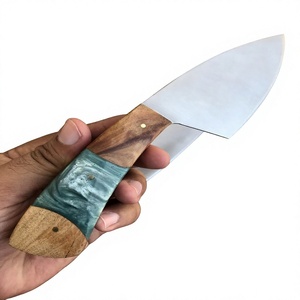 Juego de Cuchillos de Cocina de Acero Inoxidable de 3 Piezas, Diseño Moderno, Madera de Resina de Olivo, Forjados de Alta Calidad, Ambidiestros, Rectos - Product Image 3