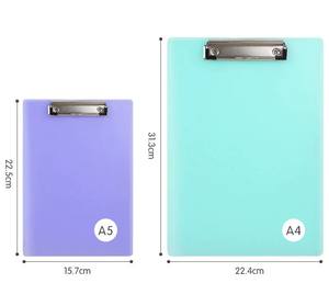 Carpeta <span class=keywords><strong>de</strong></span> archivos auxiliar <span class=keywords><strong>de</strong></span> plástico transparente A4/A5 New Business Color Office School - Product Image 5