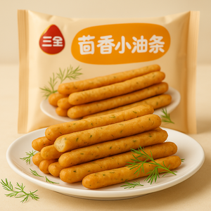 Sanquan - Palitos de Masa de Hinojo Crujientes Congelados, Aperitivo Fácil de Freír para Restaurantes, Cafeterías, Desayuno Infantil, Comida Matutina Sencilla, 240 g - Product Image 1