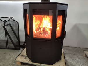 Stufa <span class=keywords><strong>a</strong></span> Legna Indipendente JOOCHEN per Riscaldamento Domestico, Caminetto per Soggiorno e Uso Interno - Product Image 3