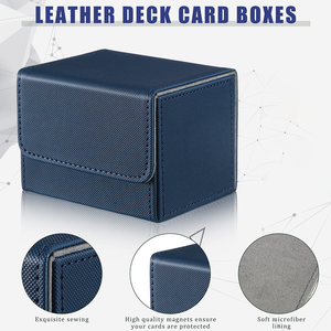 Boîtes de cartes Offre Spéciale avec boîtier de cartes à collectionner horizontal à verrouillage magnétique Boîte de cartes à collectionner personnalisée pour UG/<span class=keywords><strong>Magic</strong></span>/Yugioh/TCG - Product Image 6