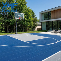 Dalles modulaires en PP résistantes aux UV pour l'extérieur, pour revêtements de sol sportifs multi-usages, à emboîtement