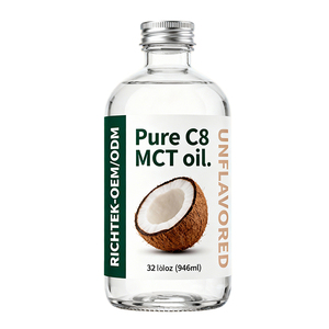 <span class=keywords><strong>Olio</strong></span> MCT C8 Puro Biologico ODM&OEM, Trigliceridi a Catena Media, Grado <span class=keywords><strong>Alimentare</strong></span> 98% <span class=keywords><strong>Cocco</strong></span> Spremuto a Freddo, Certificato GMP - Product Image 6