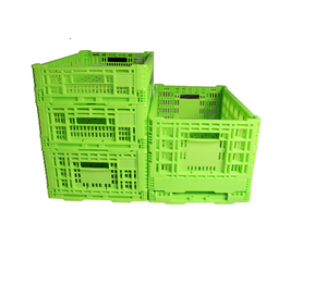 Caisse en plastique pliable 600*400*120, panier en plastique pliable pour fruits et légumes - Product Image 1