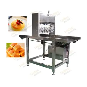 automatic madeleine making machine oil spreader machine cake sprinkles machine for sale