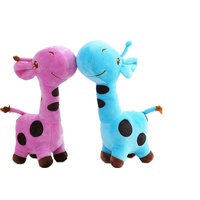 Mini porte-clés girafe en peluche, jouet animal en peluche mignon et doux, pour prix de machine à griffes, cadeau d'anniversaire coloré, vente en gros