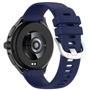 Forwelleny 22mm Surface lisse en caoutchouc Silicone Sport montre intelligente Bracelet bracelets pour <span class=keywords><strong>Honor</strong></span> xiaomi Watch 2 <span class=keywords><strong>4</strong></span> <span class=keywords><strong>Pro</strong></span> - Product Image 1