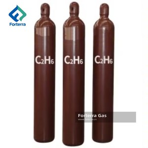 Fornecedor da China Gás refrigerante de alta pureza 99,5% R170 C2h6 Gás de etanol 12kg preenchido em cilindro de 40L - Product Image 2