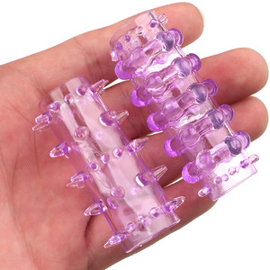 Sperm Locking Kit Purple Set <b>TPE</b> Vaginal Ring For Couples Adult Use - Product Image 1