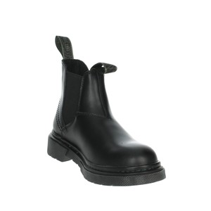 Stivaletti bassi da donna neri JL32532A Slip-On alti stivali da neve classici stile Chelsea plat in cotone plat PU per l'autunno/inverno - Product Image 5