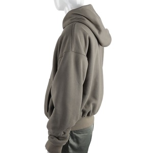 Felpa Corta con Zip Intera per <span class=keywords><strong>Uomo</strong></span> con Logo Personalizzato, Giacca con Cappuccio e Cerniera Personalizzabile, Produttore di Abbigliamento - Product Image 2