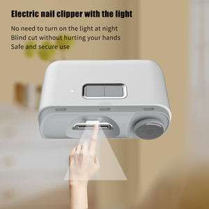 Cortaúñas eléctrico con luz, recortador automático de pulido, cortador de uñas para bebé, cuidado de pulido de uñas recargable para adultos - Product Image 3