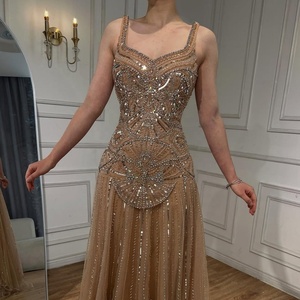 <span class=keywords><strong>Abito</strong></span> da sera di lusso Serene Hill LA73189 color <span class=keywords><strong>oro</strong></span> <span class=keywords><strong>rosa</strong></span> con perline, elegante <span class=keywords><strong>abito</strong></span> da ballo 2026 per donna, abbigliamento di alta gamma per feste e gala - Product Image 4