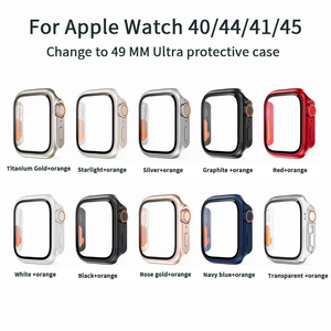Funda completa de cristal <span class=keywords><strong>templado</strong></span> para iWatch 8, 7, 6, 4, 5, actualización para Ultra 49mm, reloj inteligente 41, 45mm - Product Image 4