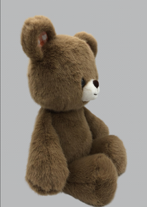 Orsacchiotto Marrone Seduto per <span class=keywords><strong>Compleanno</strong></span>, Giocattolo di Peluche Morbido e Carino, Animali di Peluche per Bambini - Product Image 6