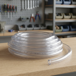 Manguera de Transferencia de Productos Químicos de PVC Transparente y Flexible, 3/8 Pulgadas de Diámetro Interior, Servicio de Corte a Medida - Product Image 4
