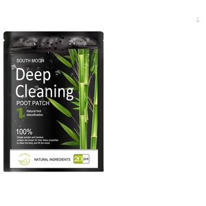 Patch pour les pieds South moon au vinaigre de bambou nettoyant en profondeur Patchs pour les pieds détox au gingembre à base de plantes naturelles - Product Image 1