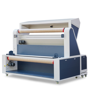 High Quality Factory Knitted Width Fabric Inspection Rolling Machine With Tension Control Heat Press Machine
