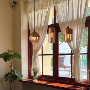 <span class=keywords><strong>Lampadario</strong></span> a sospensione <span class=keywords><strong>industriale</strong></span> con plafoniera a scomparsa, in vetro ambrato <span class=keywords><strong>vintage</strong></span>, per sala da pranzo - Product Image 5