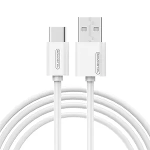 Factory Supply 3.1A Fast Charging USB Cable PVC Mobile Type C Micro Port Phone Data Cable for iphone Charger
