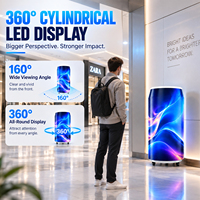 Affichage LED flexible électronique pour publicité créative en intérieur et en extérieur, idéal pour les centres commerciaux