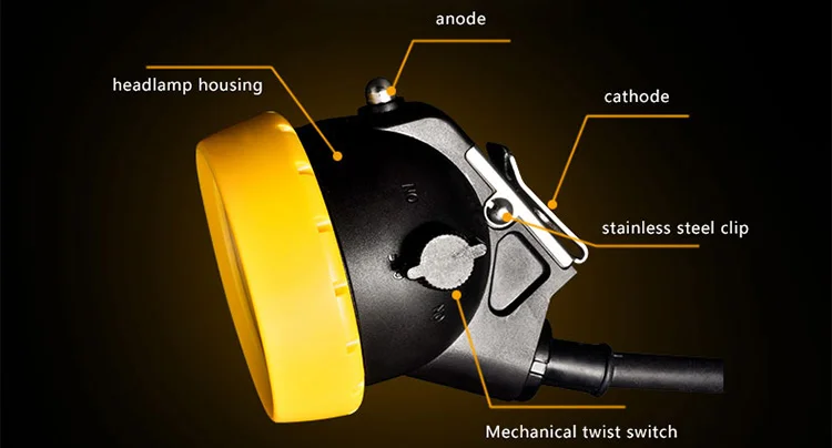 Kl5lmc Led Mining Cap Lamp Explosion Proof Underground Rechargeable 5