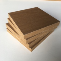 Panneau MDF en placage de noyer 18 mm, sortie d'usine