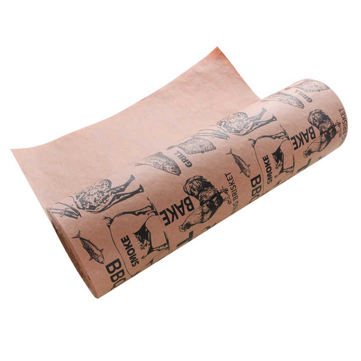 Rollo Papel Carnicero Rosa 40cmx30m - Resistente Al Aceite Y Agua Para BBQ