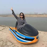 Bote Kart Monoplaza para Entretenimiento Acuático con Batería de Litio, Deportes Acuáticos, Surf, Motociclismo, Carreras, Drift