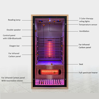 Sauna Interior de Espectro Completo para una Persona, Lista para Enviar, para Estimular el Metabolismo y la Desintoxicación