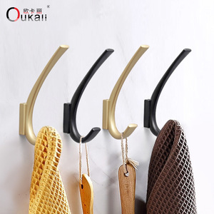 Oukali Wall Mounted Clothes <b>Hook</b> Zinc Alloy Single <b>Hook</b> Rust Resistant For Wardrobe Shoe Cabinet Entryway - Product Image 4