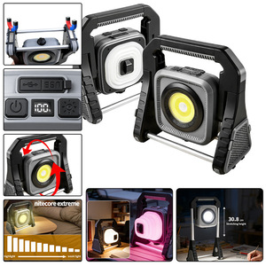 ไฟทำงาน LED ไนท์คอร์ เอ็กซ์ตรีม 30.8 ซม. แบบยืดหดได้ พกพาสะดวก ใช้สำหรับตั้งแคมป์ พร้อมแม่เหล็กและโหมดสี RGB สำหรับใช้งานกลางแจ้ง - Product Image 1